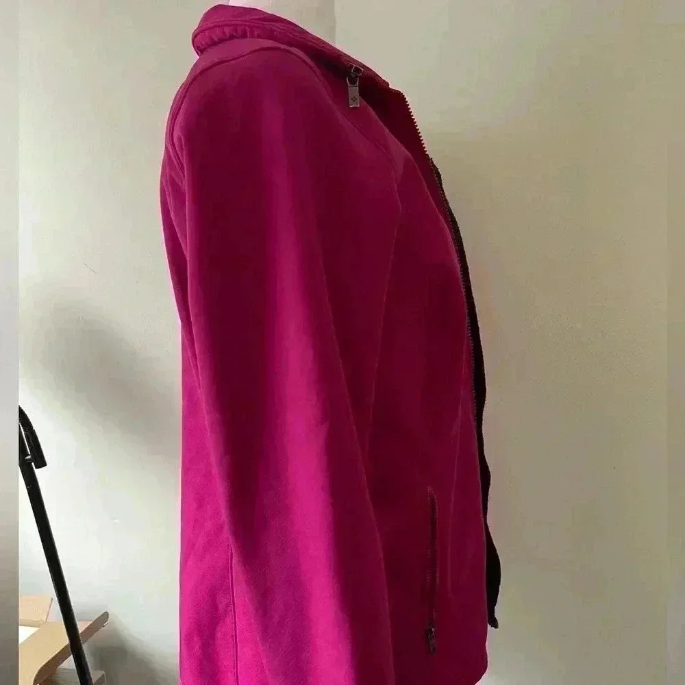 COLUMBIA Sportswear Women's Full Zip Jacket Fucsia S - Picture 5 of 7